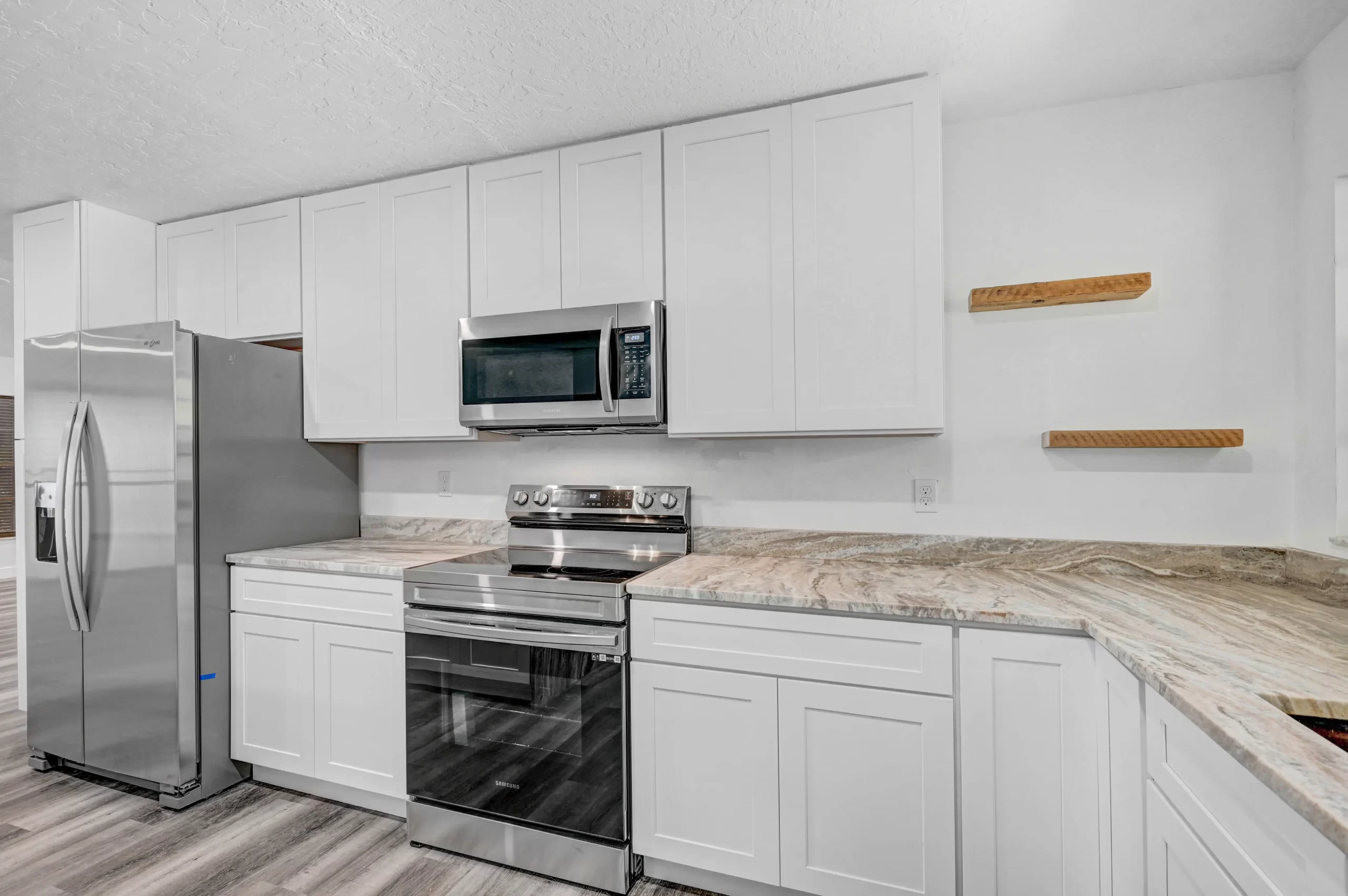 4 Judy Court Kitchen After — Appliance Wall